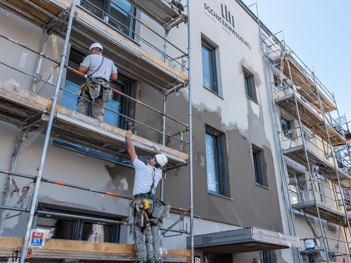 Fassadenarbeiten und Dämmung in Halle (Saale)